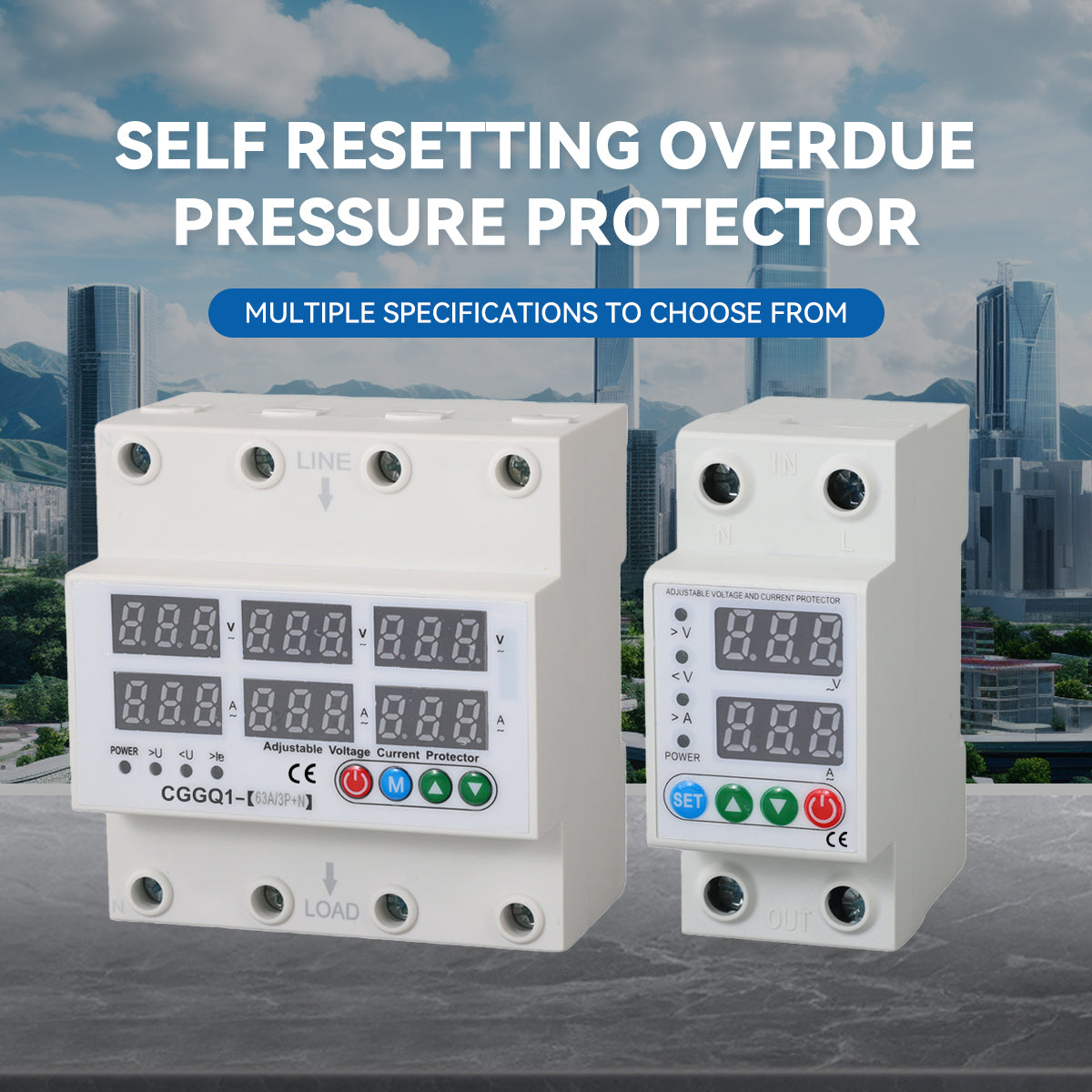 Self Resetting Over Voltage Under Voltage Protector | Automatic Voltage Protection Device | CIDLE