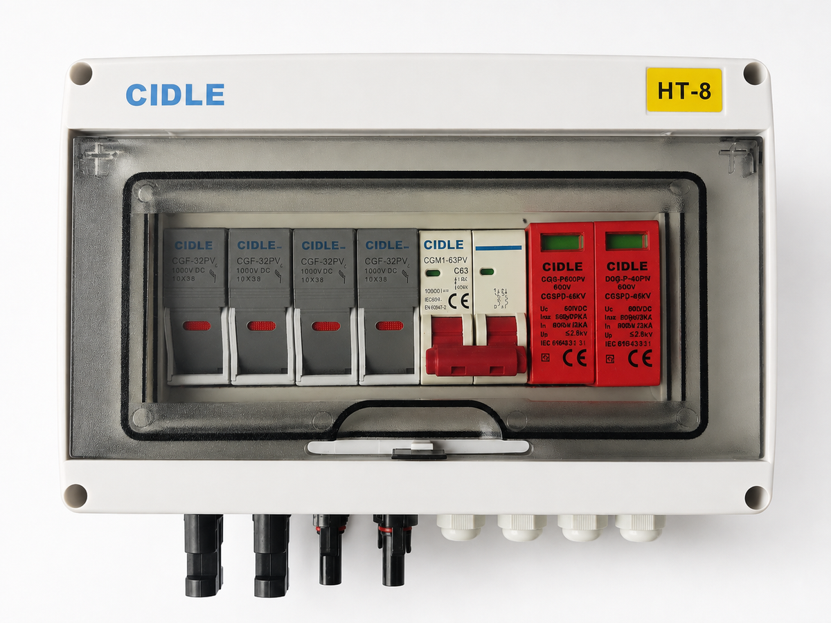 Solar PV DC Combiner Box HT Series | 600V-1500V | CIDLE